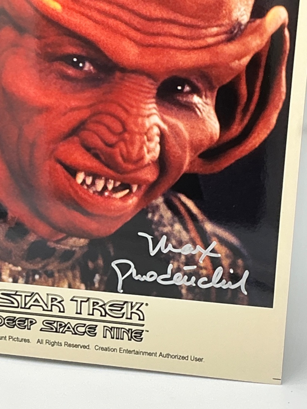 Star Trek Autographed Max Grodénchik Signed Rom Deep Space Nine 8x10 Photo DS9 - Picture 6 of 8